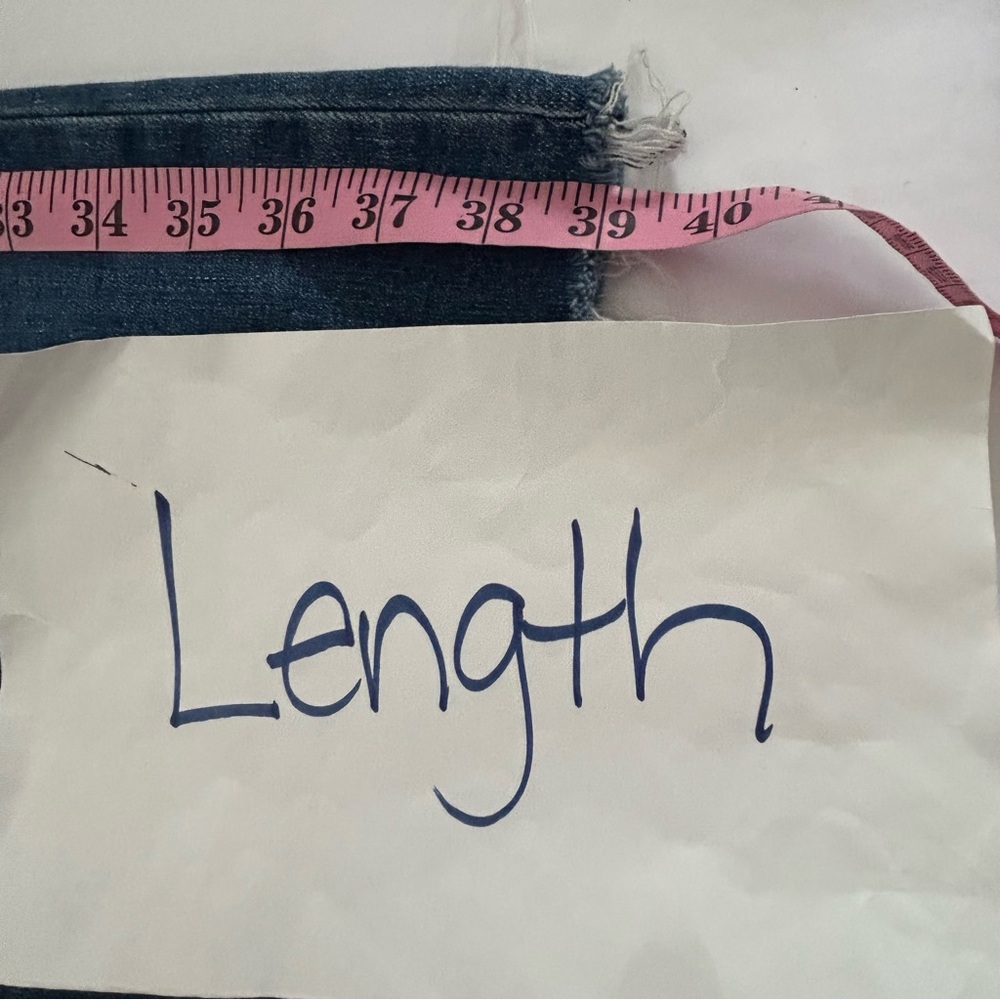 KUT From The Kloth Meg Fab Ab Wide Leg Jeans Womens 14 Cropped Frayed Stretch - Picture 9 of 15